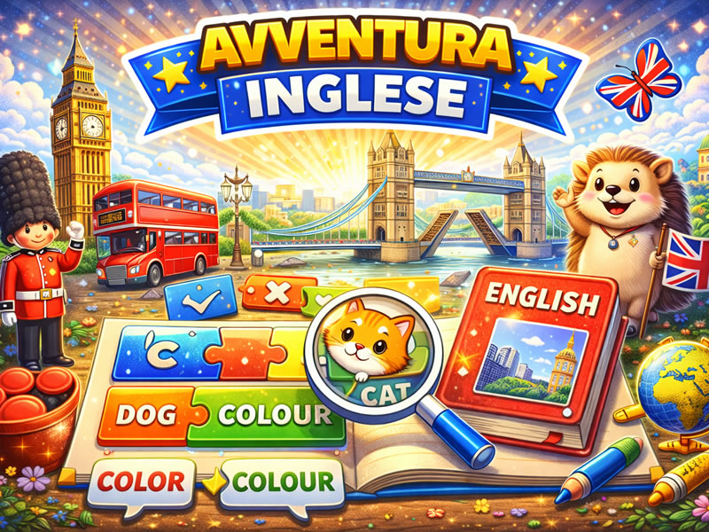 Avventura Inglese - gioco didattico della categoria Italiano e lingue straniere