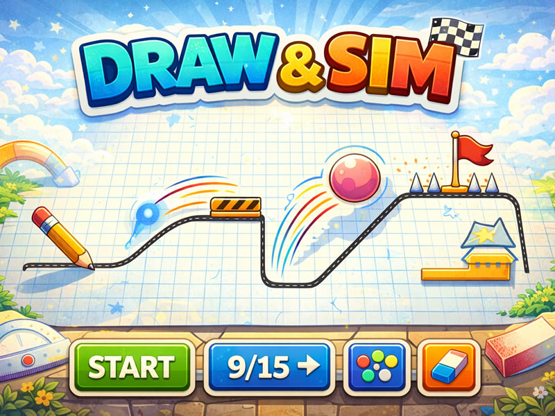 Draw & Sim — Disegna e Simula - gioco didattico della categoria Logica, attenzione e memoria