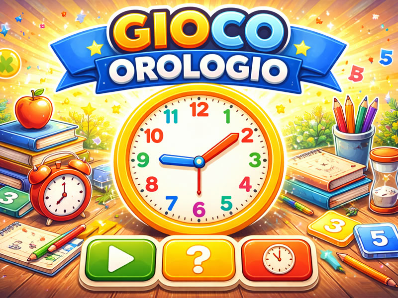 Gioco dell'Orologio - gioco didattico della categoria Matematica e calcolo