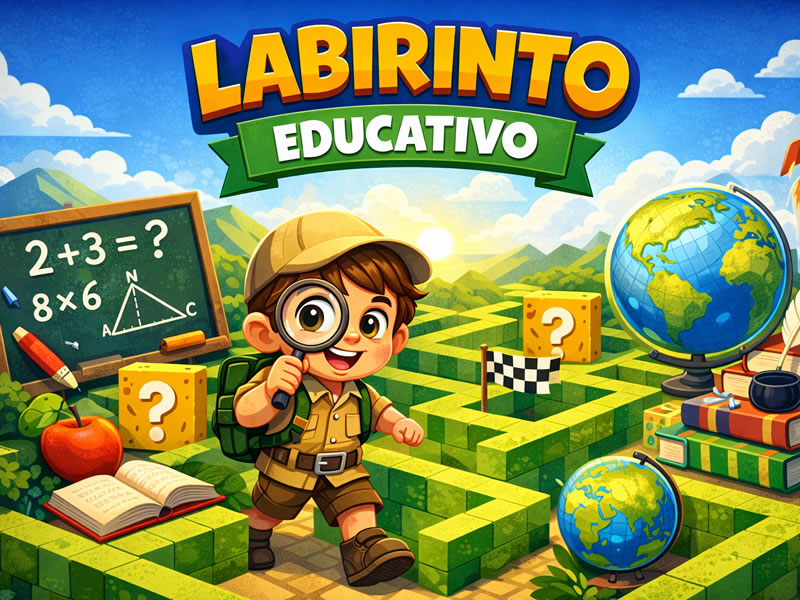 Labirinto educativo - gioco didattico della categoria Storia, geografia e scienze