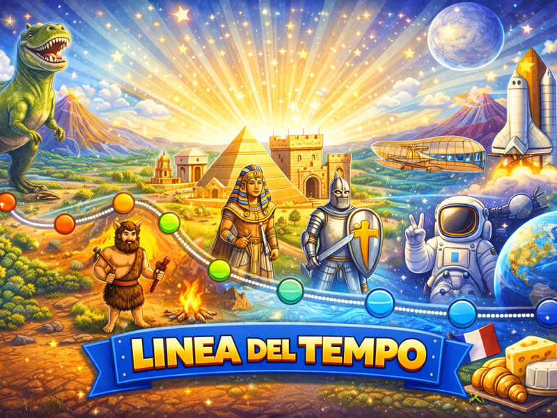Linea del Tempo - gioco didattico della categoria Storia, geografia e scienze