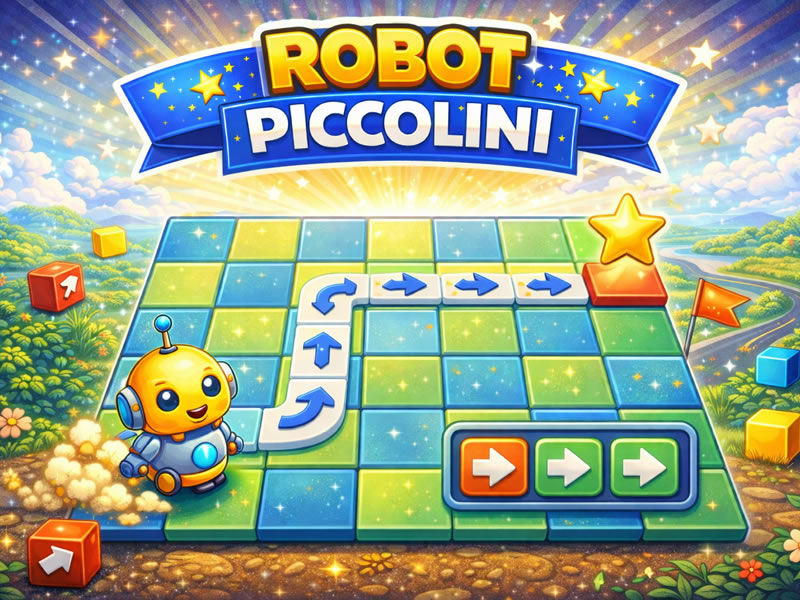 Robot - Piccolini - gioco didattico della categoria Pensiero computazionale e creatività
