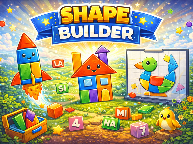 Shape Builder - Costruisci un animale con le forme - gioco didattico della categoria Pensiero computazionale e creatività