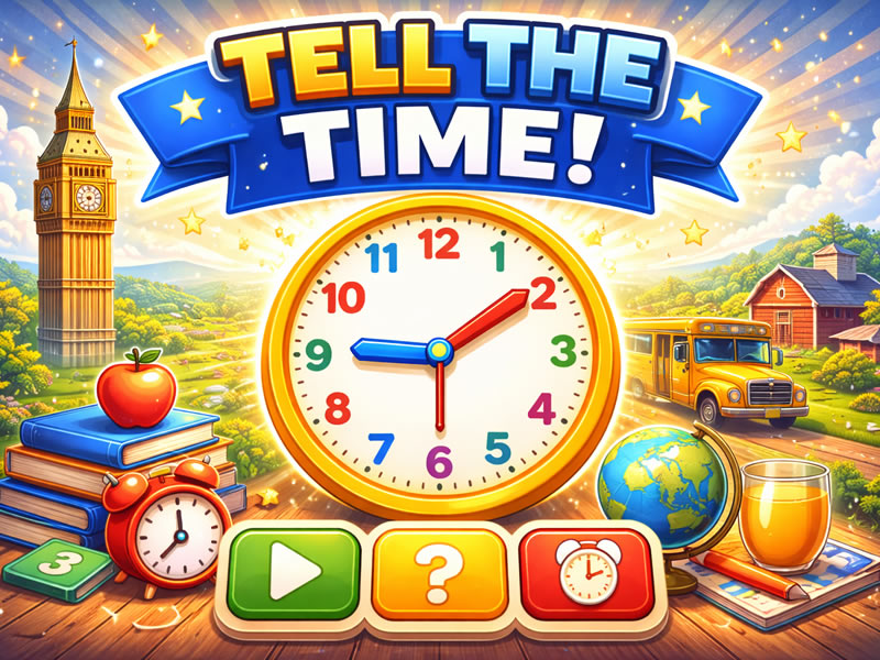 Tell the time! - gioco didattico della categoria Italiano e lingue straniere